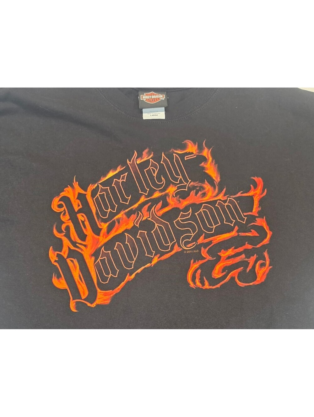 Harley-Davidson Las Vegas Nevada Black Graphic T-Shirt Large